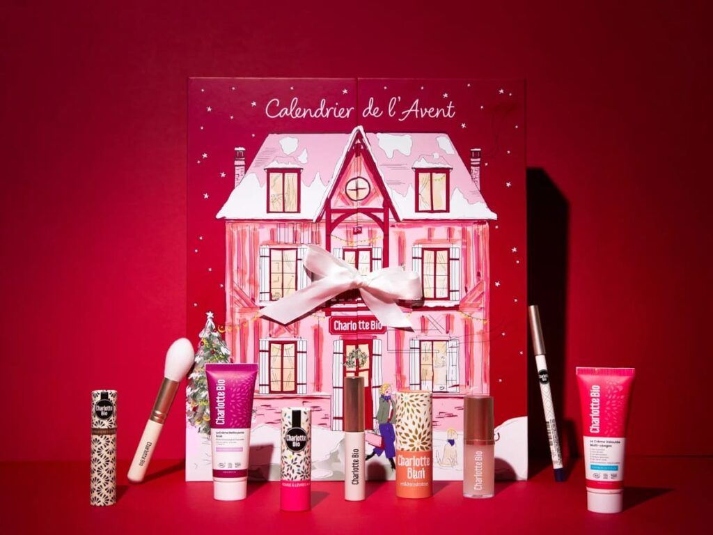 Le calendrier de l'Avent de maquillage naturel et végan par Charlotte Bio, édition 2026