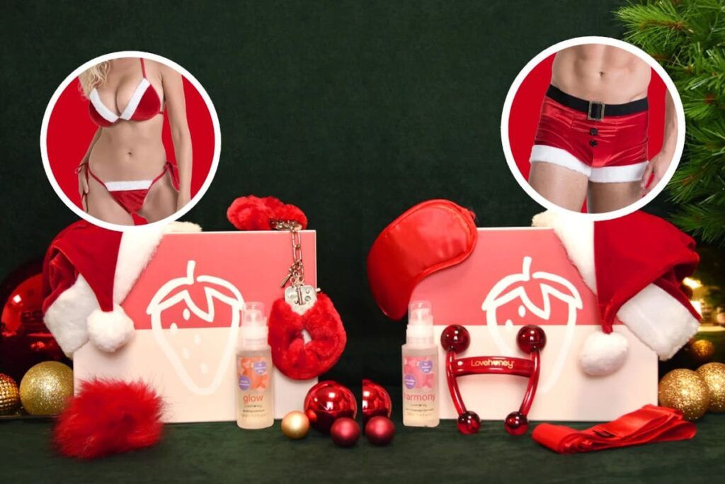 Les packs lingerie mère Noël et père Noël de Espace Plaisir
