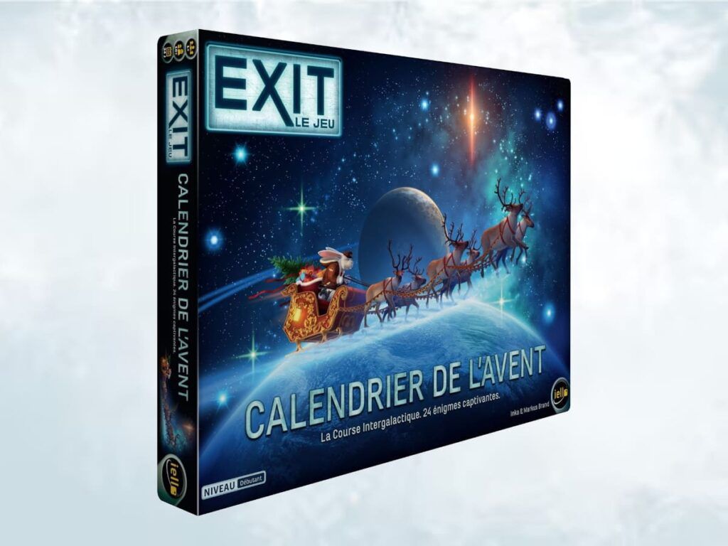 Le calendrier de l'Avent avec 24 énigmes, édition Course Intergalactique par EXIT