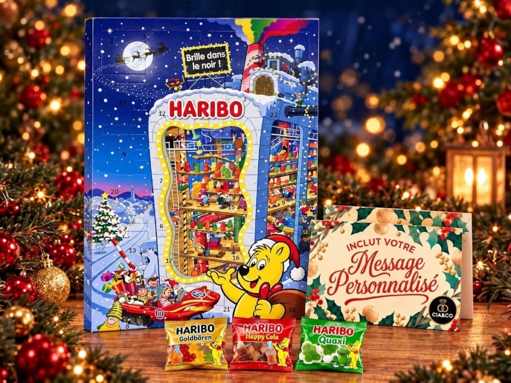 Le calendrier de l'Avent de bonbons Haribo, édition 2026 "Glow in The Dark"
