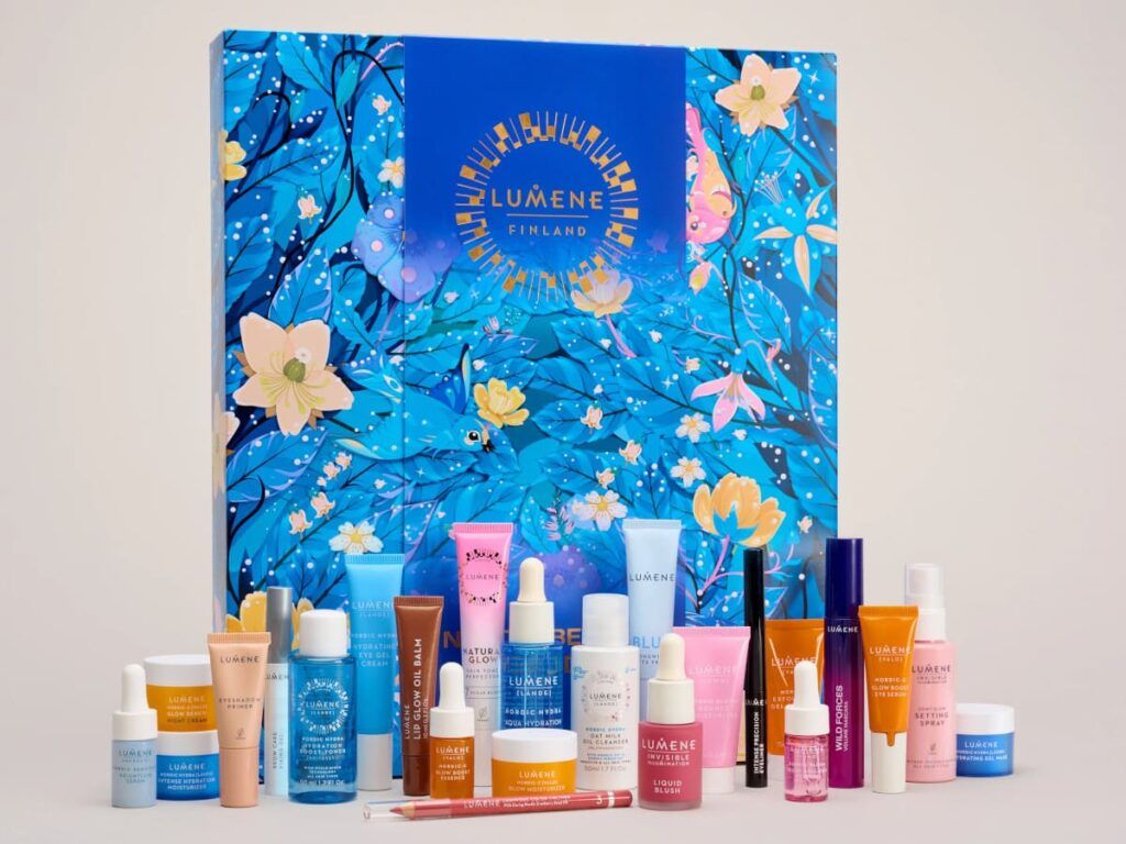 Le calendrier de l'avent de beauté Nordique de la marque Lumene