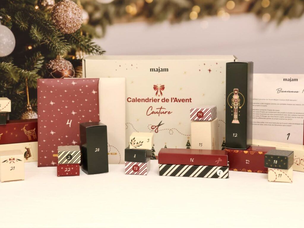 Le calendrier de l'Avent couture de Majam, édition 2026