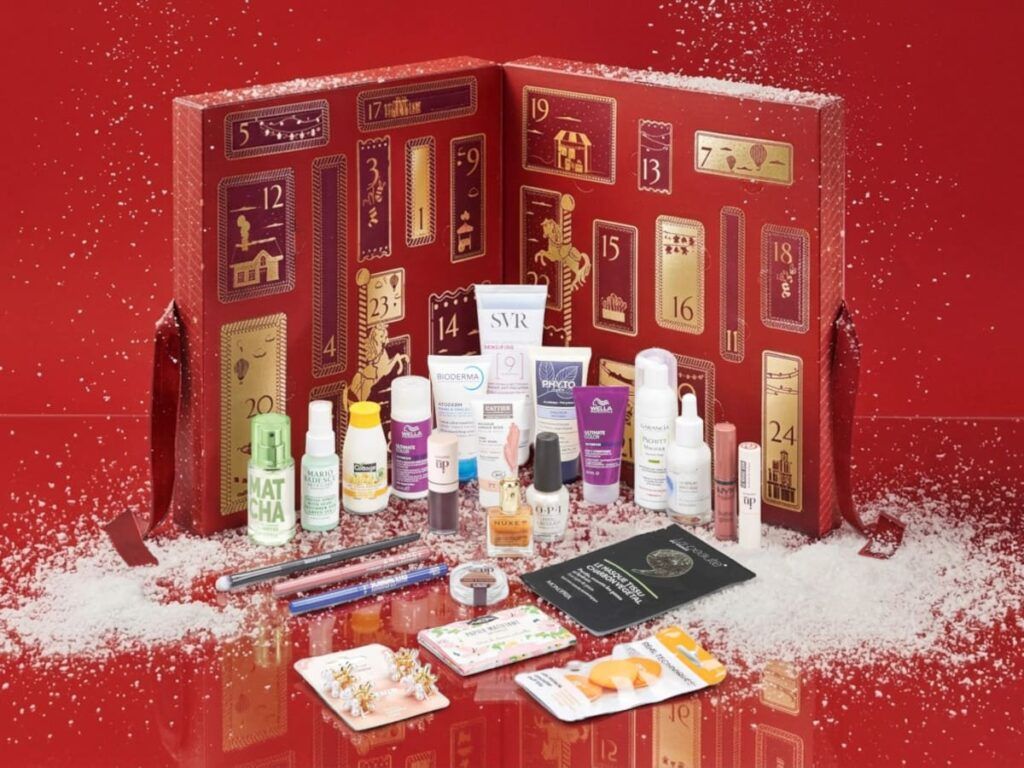 Le calendrier de l'Avent Pépites beauté 2026 de chez Monoprix