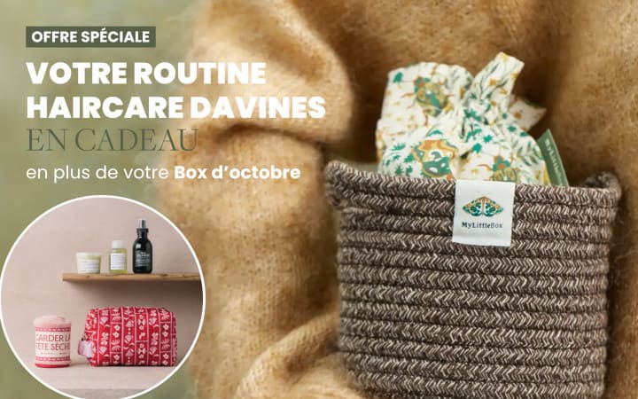 Offre flash My Little Box Octobre 2026 : 1 box achetée = 1 box Davines offerte