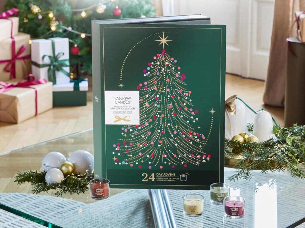 Le calendrier de l'avent bougies amateurs de parfum, édition 2026 de Yankee Candle