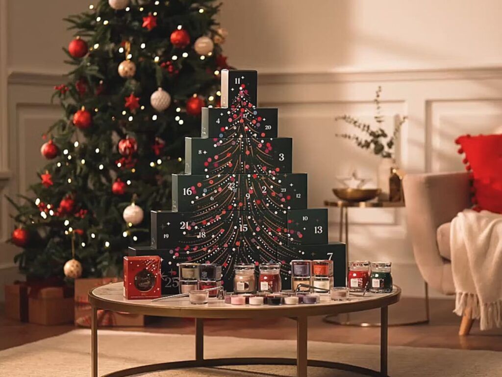 Le calendrier de l'avent bougies sapin collector, édition 2026 de Yankee Candle